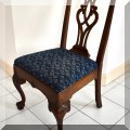 F10. Set of six Henredon Rittenhouse Square Chippendale style dining chairs. 